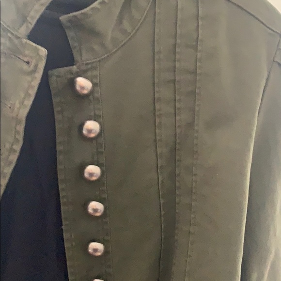 City streets cropped green jacket large - Picture 7 of 9